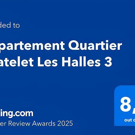 Appartement Quartier Chatelet Les Halles 3 Free Netflix Париж Екстер'єр фото