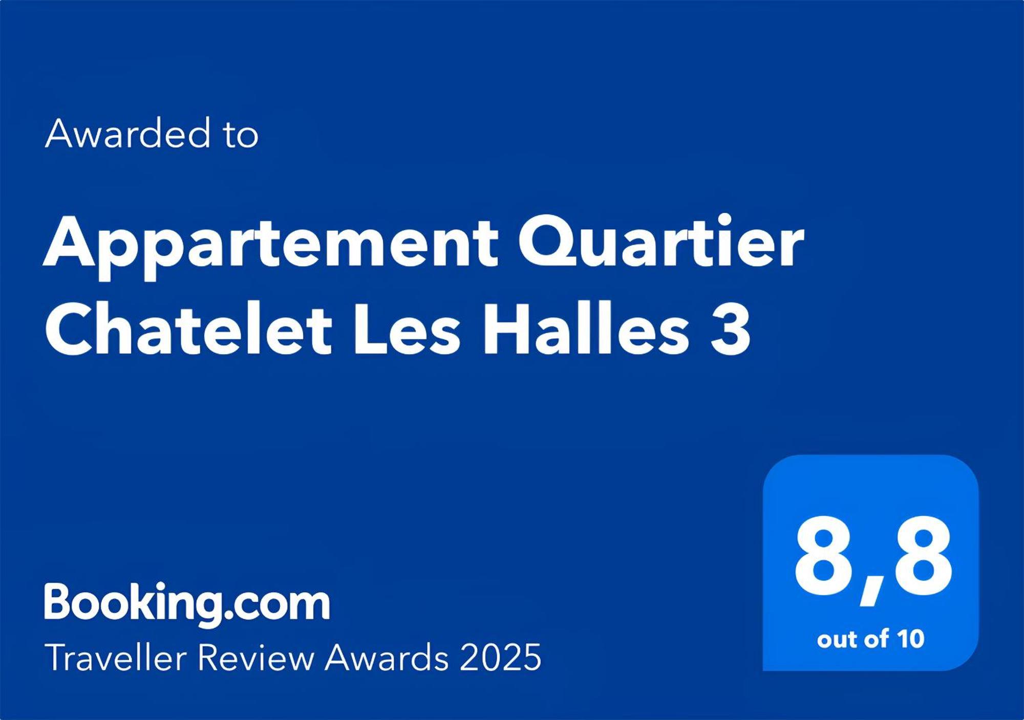 Appartement Quartier Chatelet Les Halles 3 Free Netflix Париж Екстер'єр фото